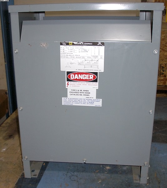 SQUARE D Step Down Transformer, 15 Kva, 480-240v,